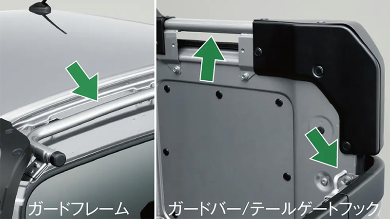ガードフレーム/ガードバー/テールゲートフック