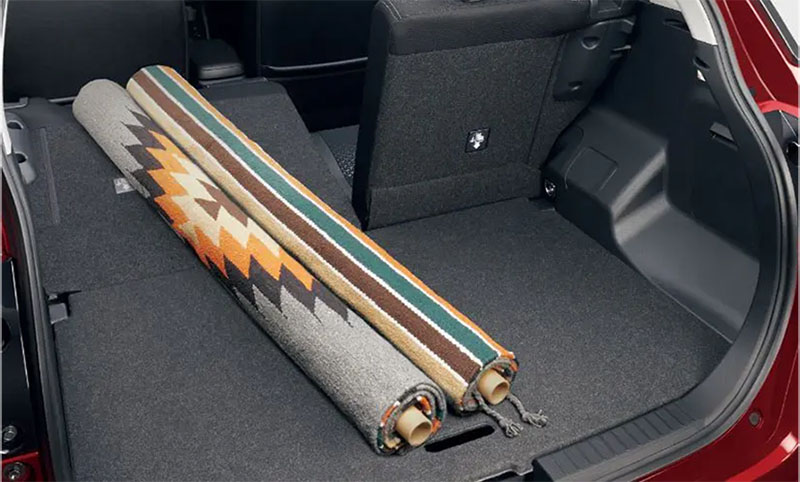 フラットラゲージモード(上段位置)＋後席折り畳み