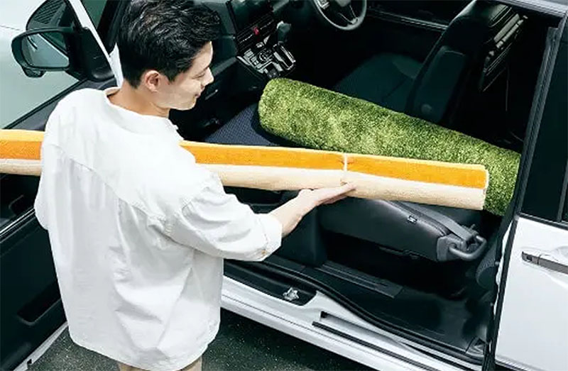 大きな荷物も横からラクラク。